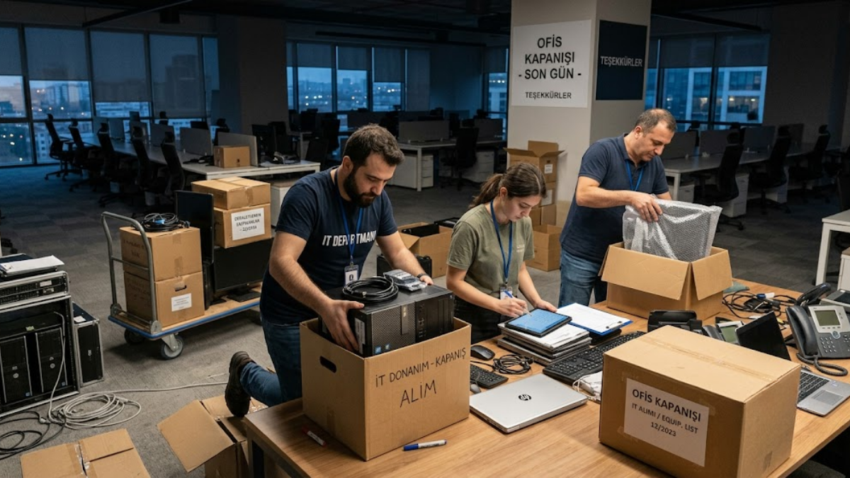 Ofis Kapanışında IT Ekipmanı Alımı: Adım Adım Süreç