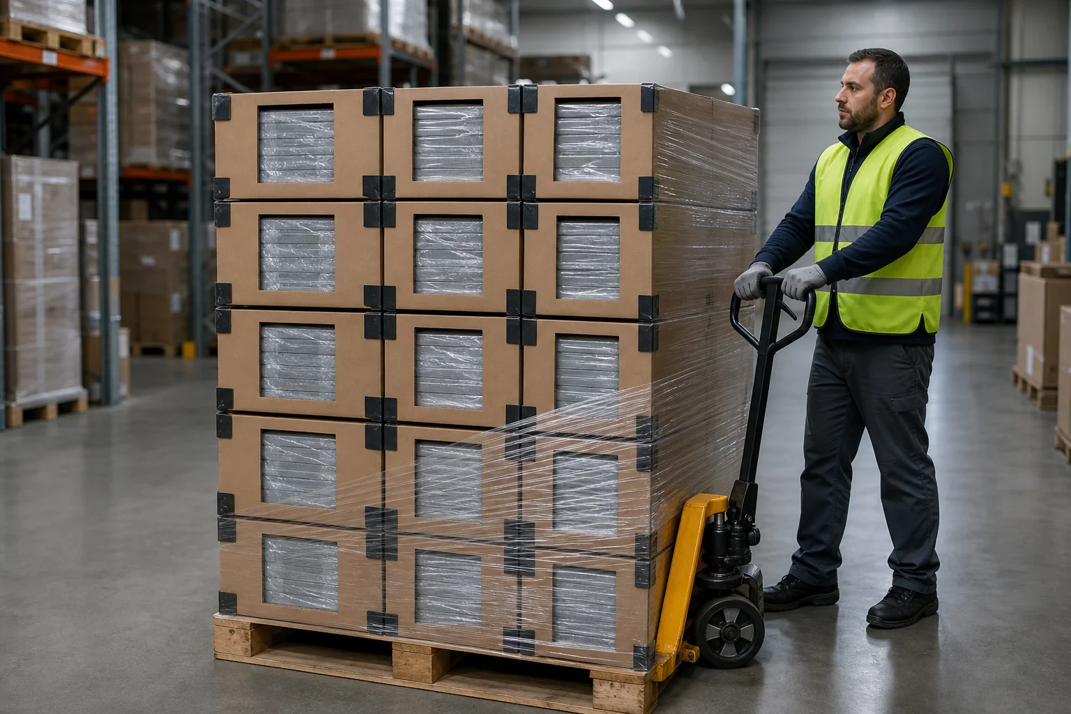 Toplu tablet satışı - paletleme ve kurumsal lojistik süreci